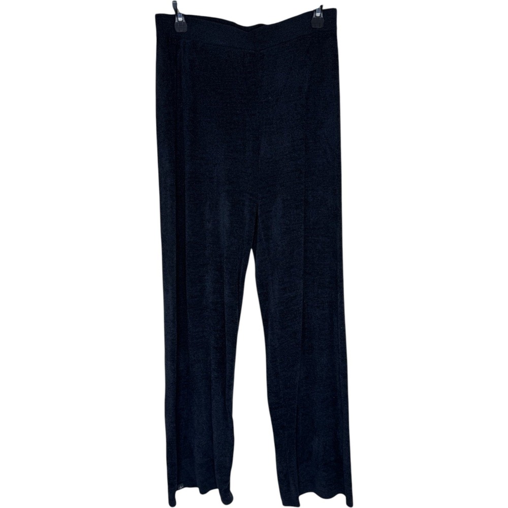 Barefoot Dreams Loungewear Set Womens Small Black CozyChic Ultra Lite Wide Leg S - Picture 7 of 16